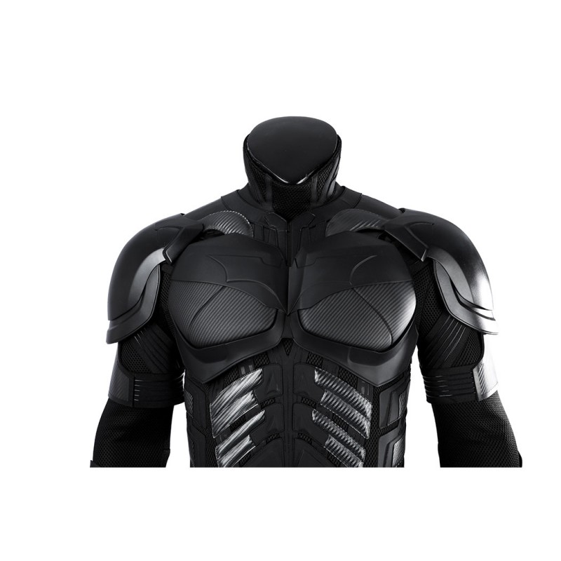 Bruce Wayne Black Suit The Knight Cosplay Costume