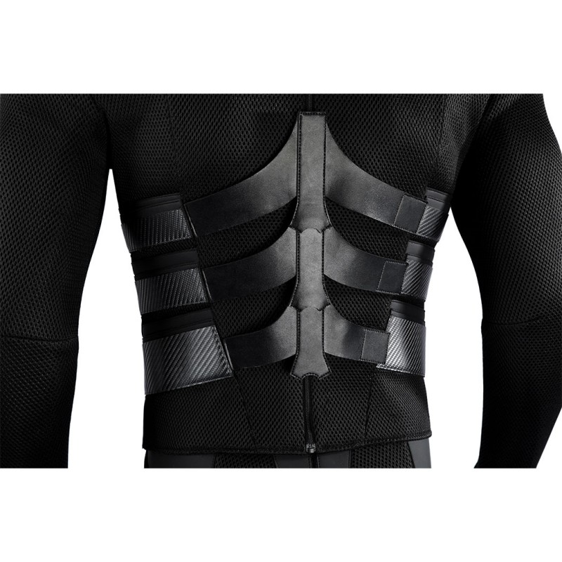 Bruce Wayne Black Suit The Knight Cosplay Costume