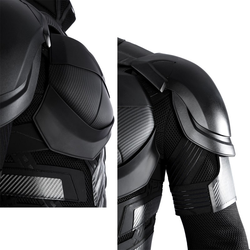Bruce Wayne Black Suit The Knight Cosplay Costume