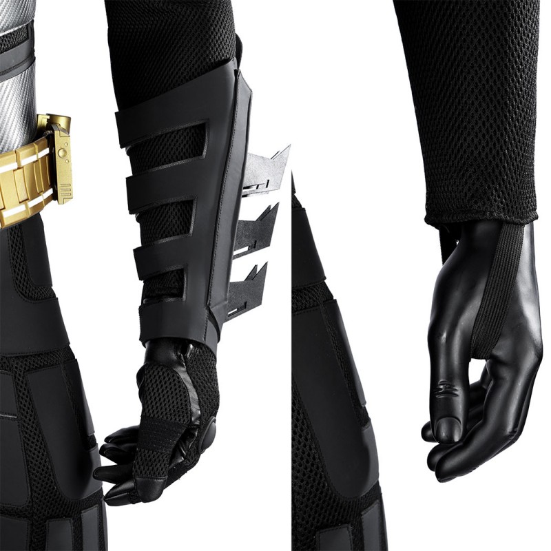 Bruce Wayne Black Suit The Knight Cosplay Costume