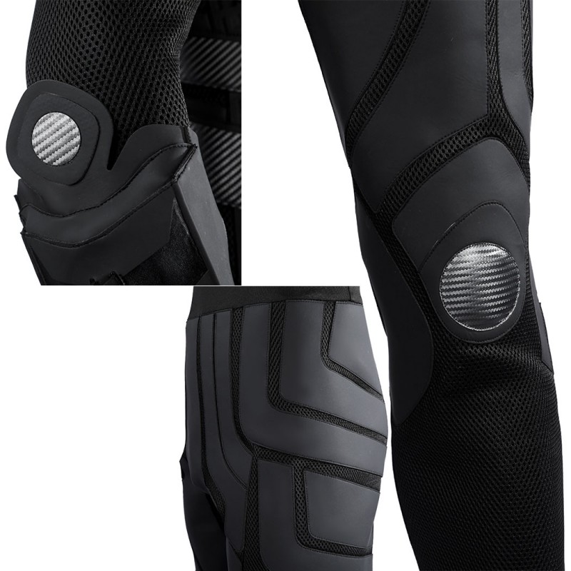 Bruce Wayne Black Suit The Knight Cosplay Costume
