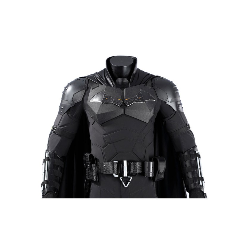 Bruce Wayne 2022 Costume Robert Pattinson Cosplay Suit Black Outfit