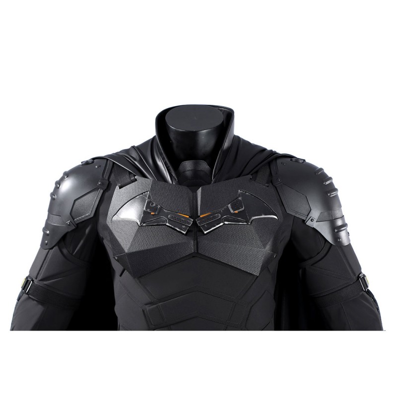 Bruce Wayne 2022 Costume Robert Pattinson Cosplay Suit Black Outfit