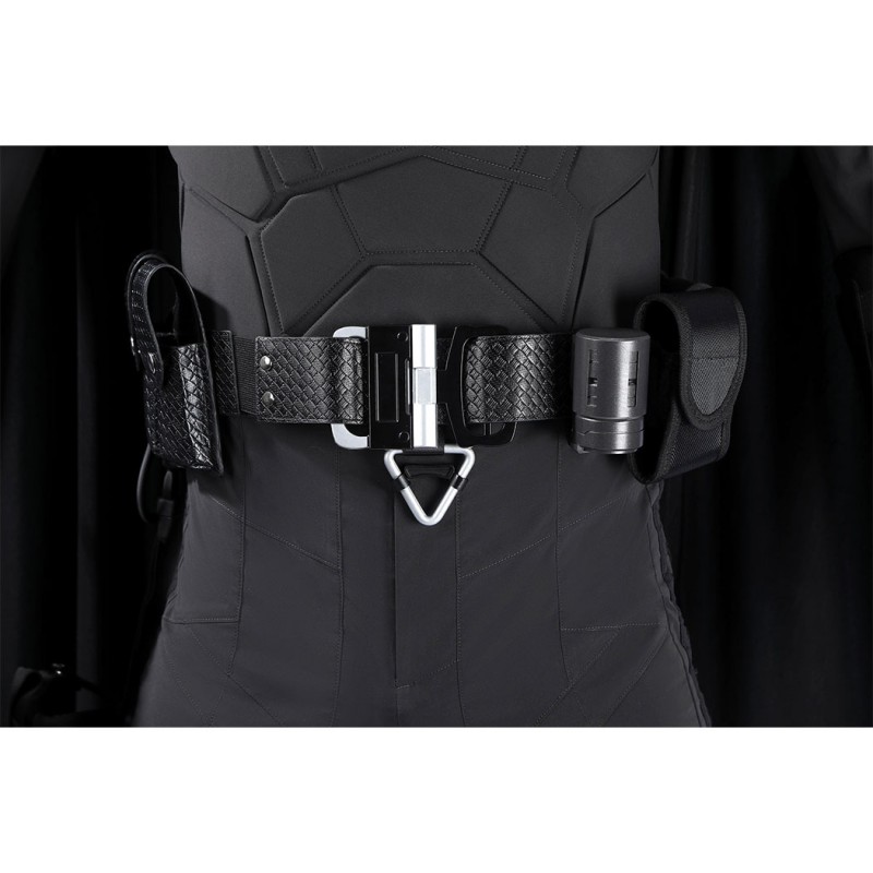 Bruce Wayne 2022 Costume Robert Pattinson Cosplay Suit Black Outfit