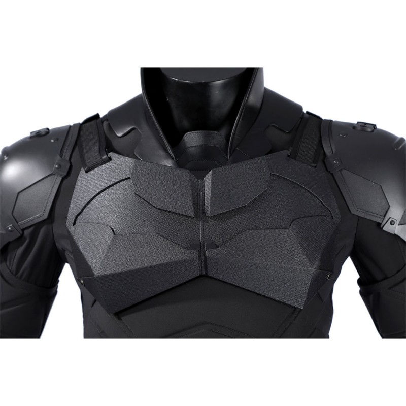 Bruce Wayne 2022 Costume Robert Pattinson Cosplay Suit Black Outfit