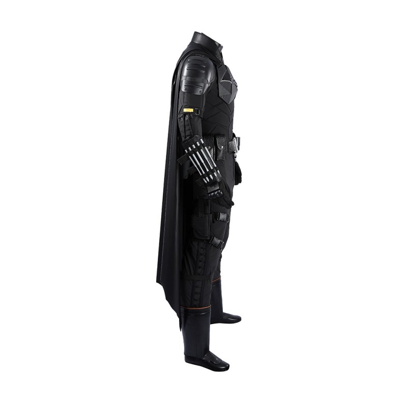 Bruce Wayne 2022 Costume Robert Pattinson Cosplay Suit Black Outfit