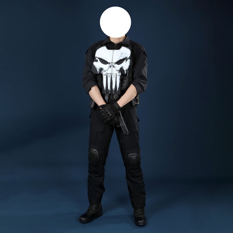Punisher Frank Castle Costume The Punisher One Last Kill Cosplay Suit Tactical Armor Outfit