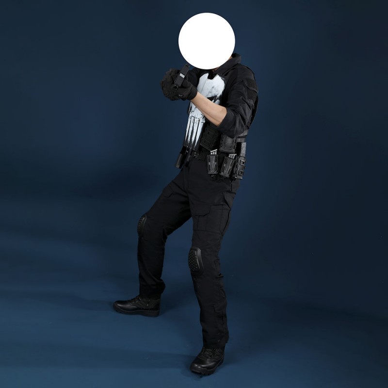 Punisher Frank Castle Costume The Punisher One Last Kill Cosplay Suit Tactical Armor Outfit