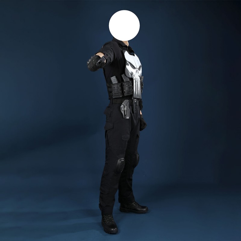 Punisher Frank Castle Costume The Punisher One Last Kill Cosplay Suit Tactical Armor Outfit