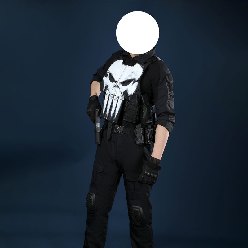 Punisher Frank Castle Costume The Punisher One Last Kill Cosplay Suit Tactical Armor Outfit
