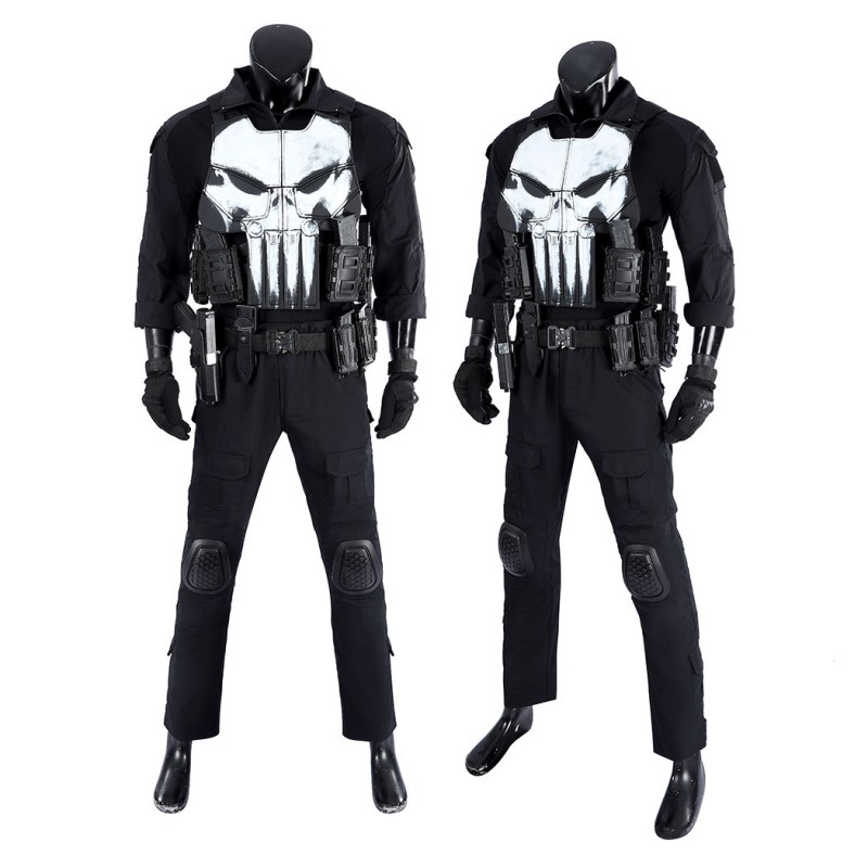 Punisher Frank Castle Costume The Punisher One Last Kill Cosplay Suit Tactical Armor Outfit
