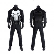 Punisher Frank Castle Costume The Punisher One Last Kill Cosplay Suit Tactical Armor Outfit