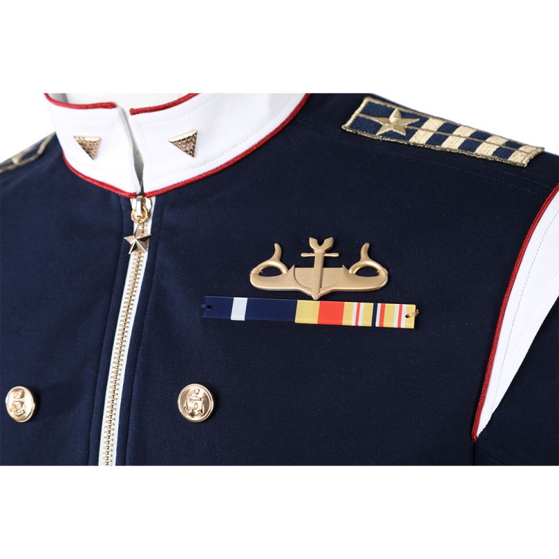 Vought Rising Torpedo Cosplay Costume The Boys Halloween Outfit Blue Uniform Suit
