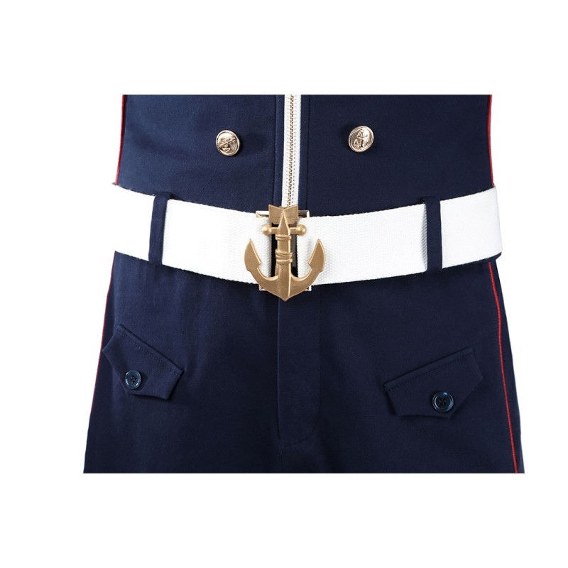 Vought Rising Torpedo Cosplay Costume The Boys Halloween Outfit Blue Uniform Suit