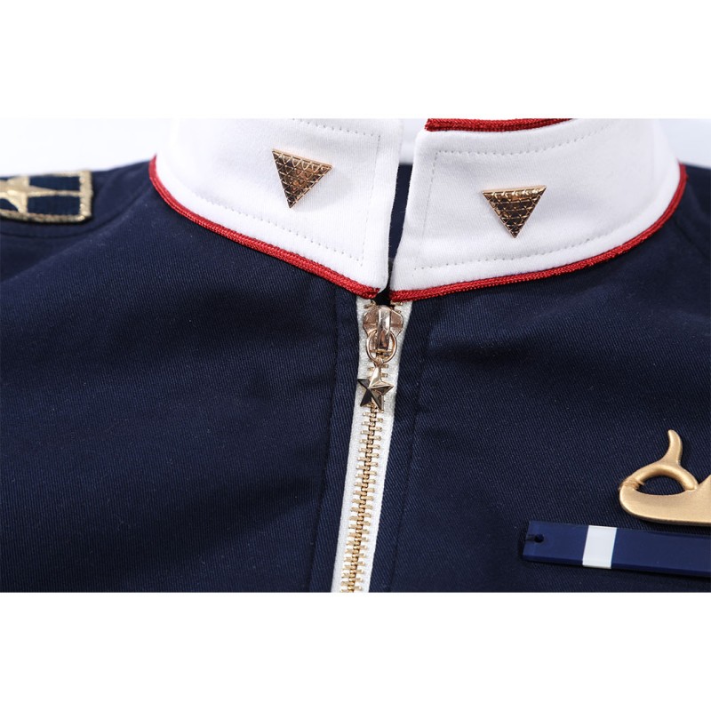 Vought Rising Torpedo Cosplay Costume The Boys Halloween Outfit Blue Uniform Suit