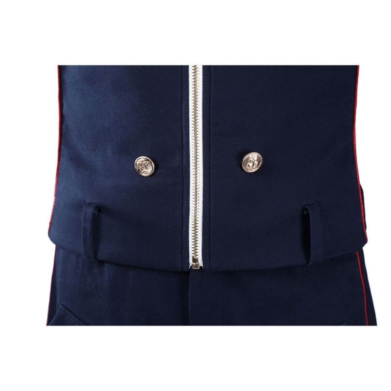 Vought Rising Torpedo Cosplay Costume The Boys Halloween Outfit Blue Uniform Suit