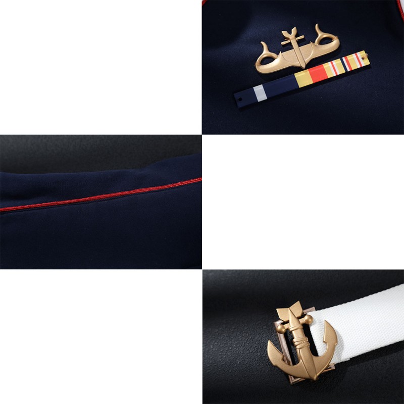 Vought Rising Torpedo Cosplay Costume The Boys Halloween Outfit Blue Uniform Suit