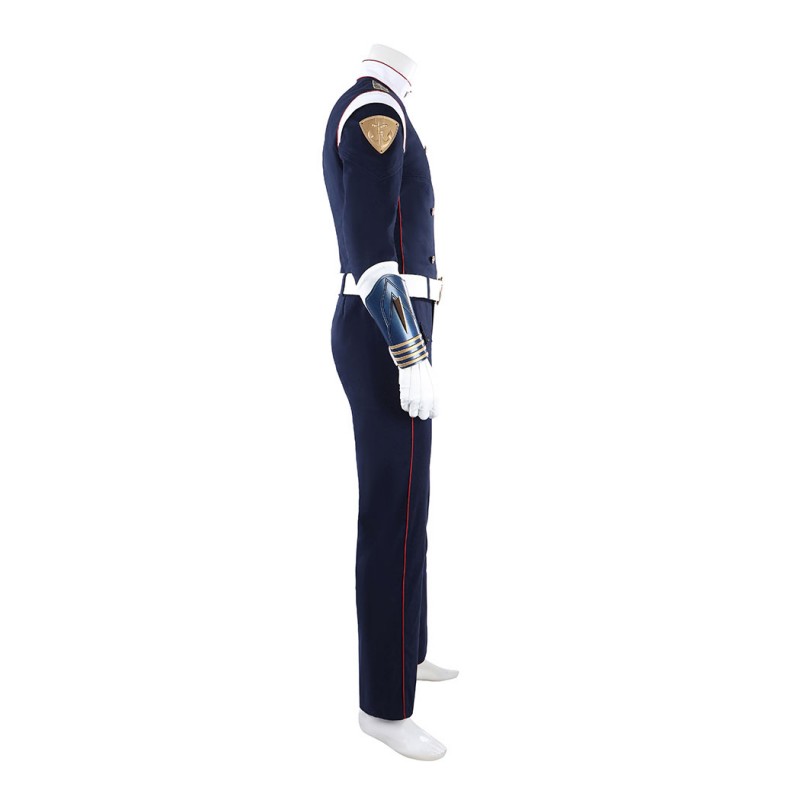 Vought Rising Torpedo Cosplay Costume The Boys Halloween Outfit Blue Uniform Suit