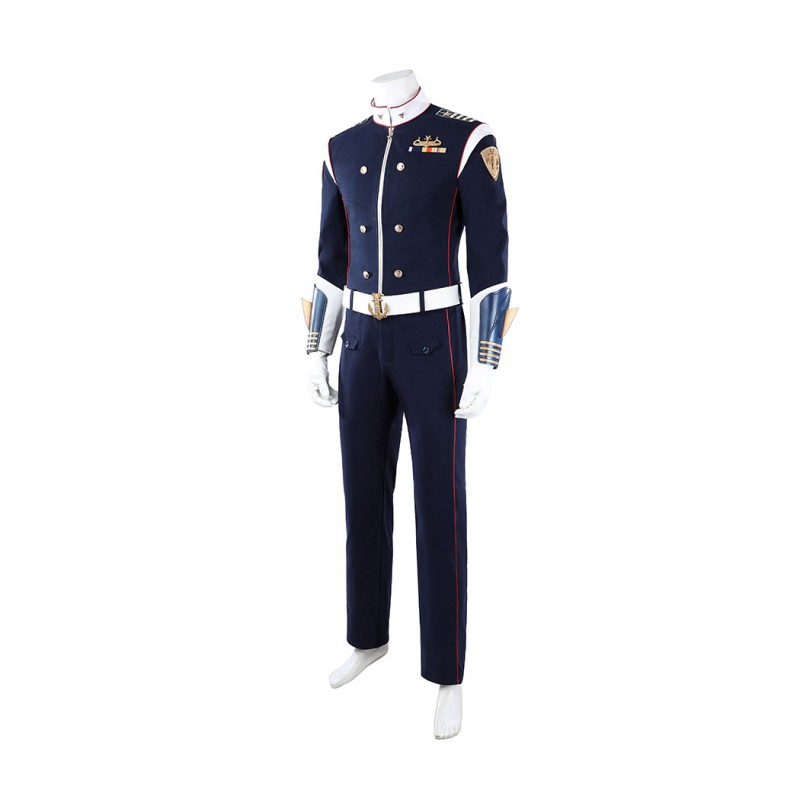 Vought Rising Torpedo Cosplay Costume The Boys Halloween Outfit Blue Uniform Suit