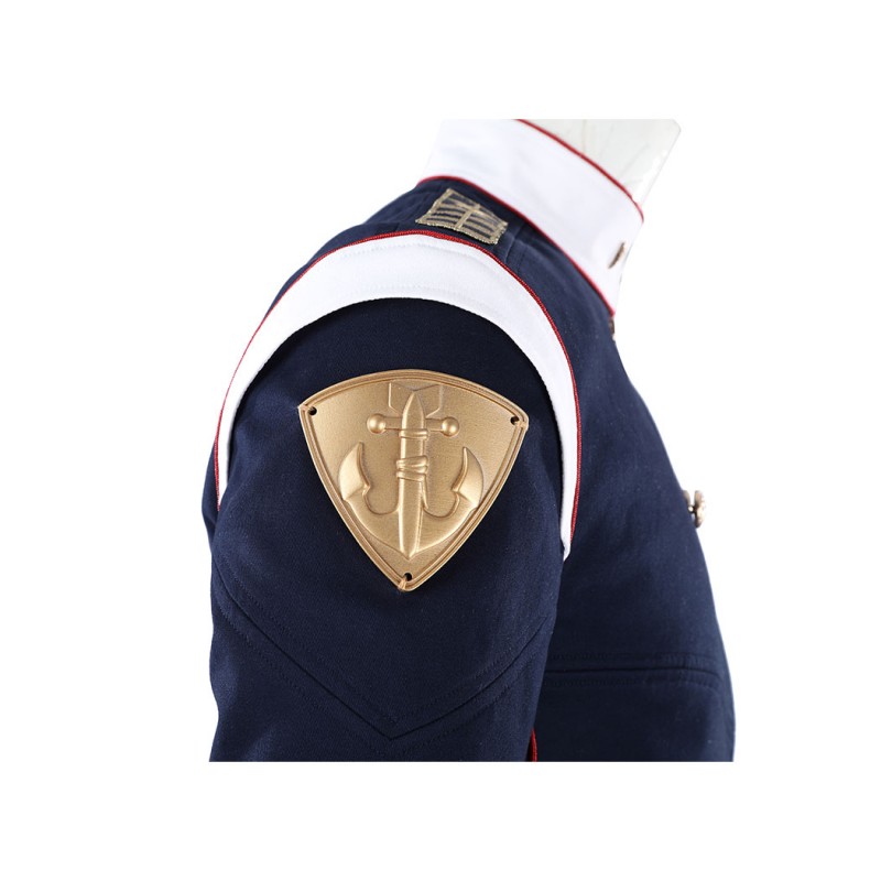 Vought Rising Torpedo Cosplay Costume The Boys Halloween Outfit Blue Uniform Suit