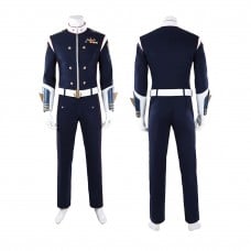 Vought Rising Torpedo Cosplay Costume The Boys Halloween Outfit Blue Uniform Suit