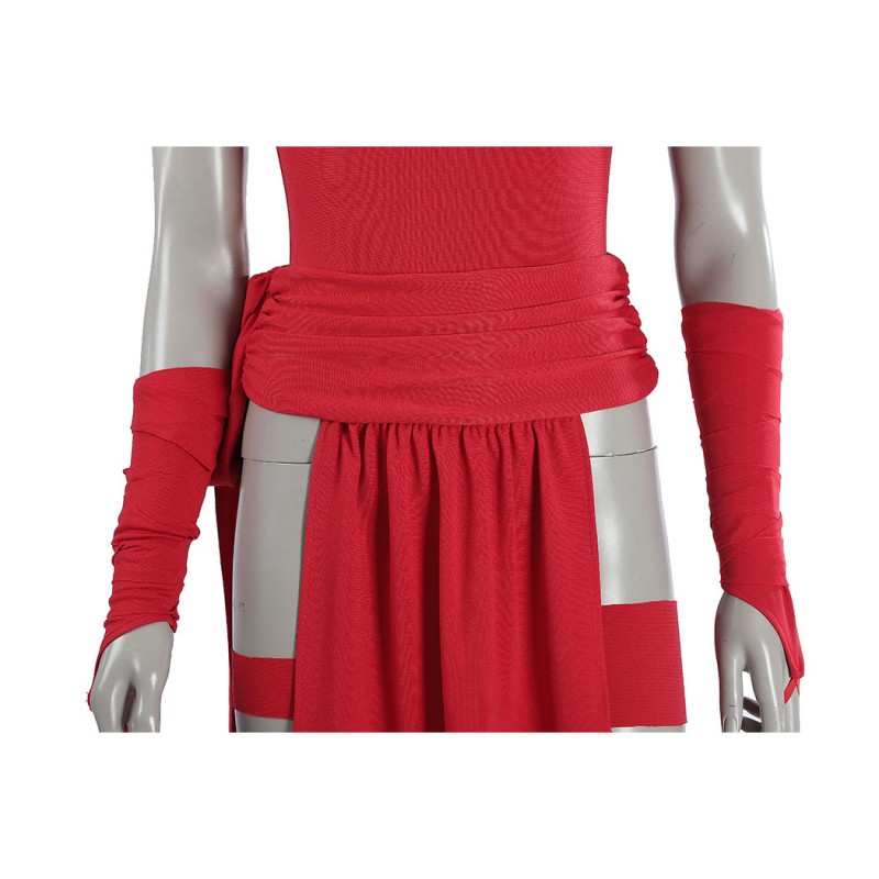 Elektra Natchio Cosplay Costume Daredevil Comic Red Jumpsuit for Women