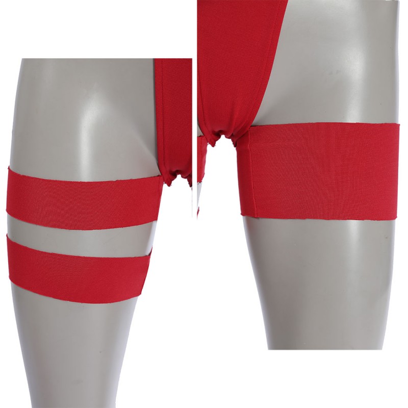 Elektra Natchio Cosplay Costume Daredevil Comic Red Jumpsuit for Women