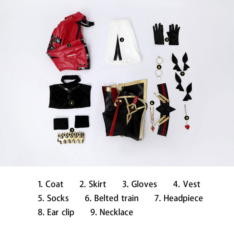 Honkai Star Rail Rin Tohsaka Cosplay Costume Game Women Outfit