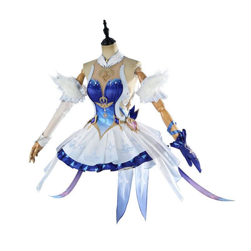 Genshin Impact Odette Cosplay Costume Game Women Suit