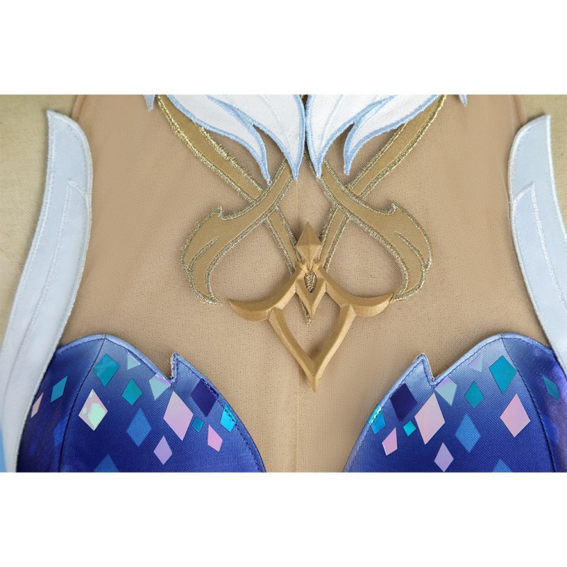 Genshin Impact Odette Cosplay Costume Game Women Suit