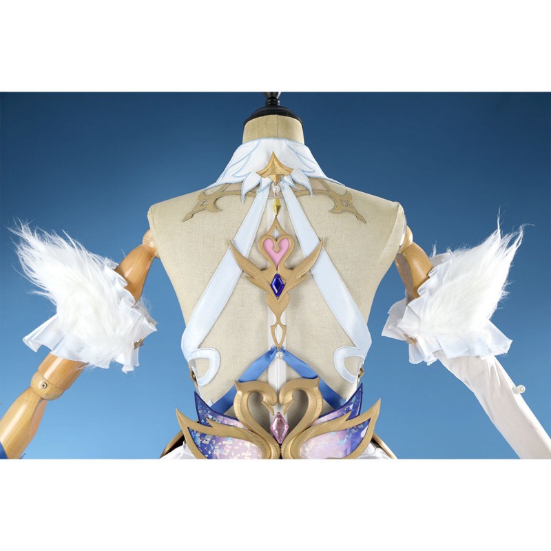 Genshin Impact Odette Cosplay Costume Game Women Suit