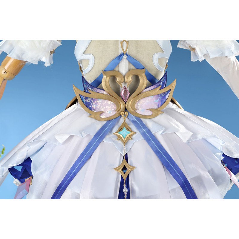 Genshin Impact Odette Cosplay Costume Game Women Suit
