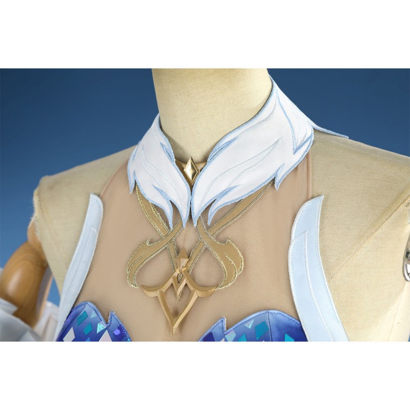 Genshin Impact Odette Cosplay Costume Game Women Suit