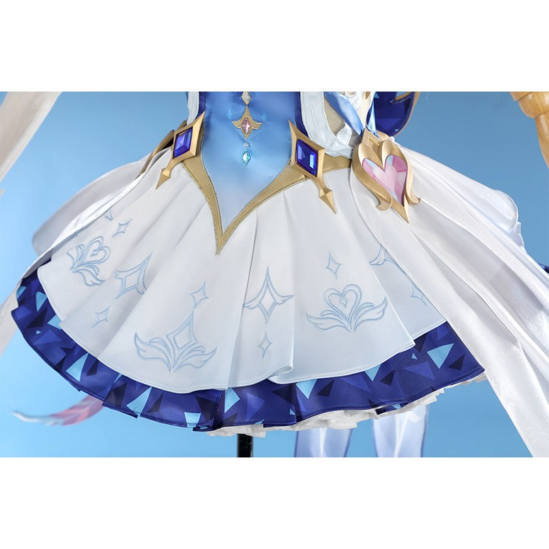 Genshin Impact Odette Cosplay Costume Game Women Suit