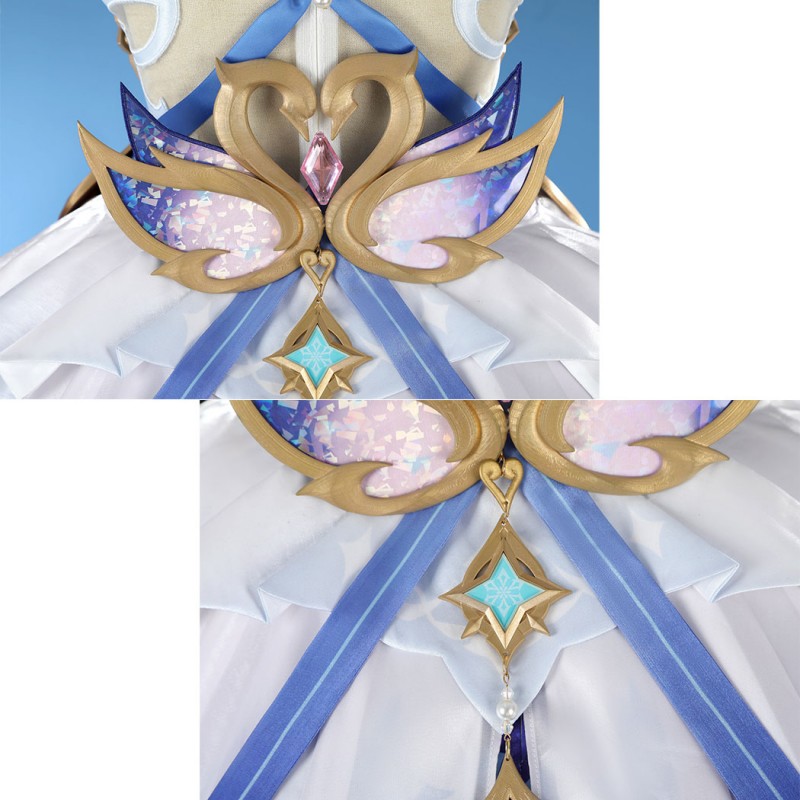 Genshin Impact Odette Cosplay Costume Game Women Suit