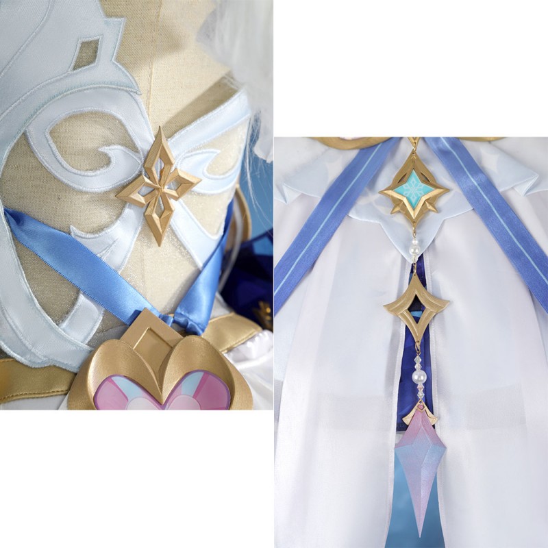 Genshin Impact Odette Cosplay Costume Game Women Suit