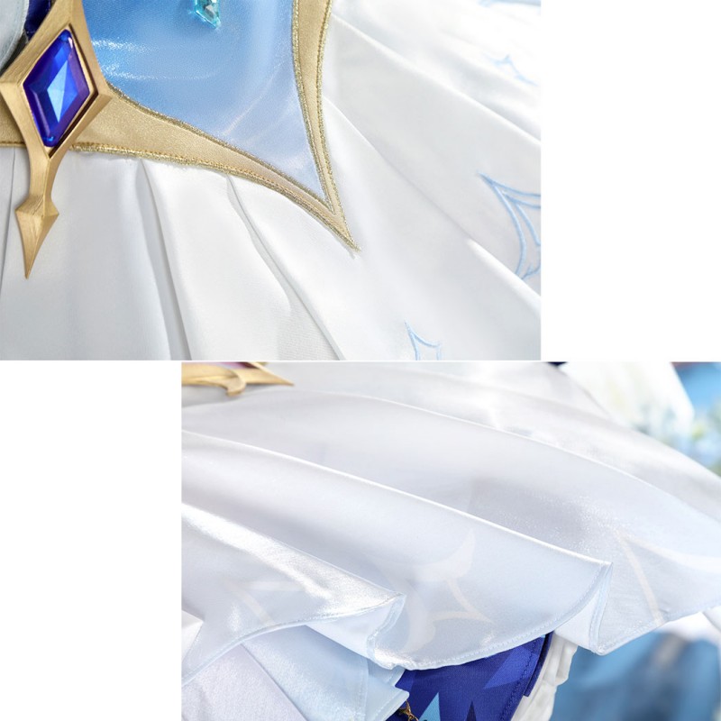 Genshin Impact Odette Cosplay Costume Game Women Suit