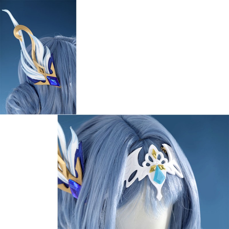 Genshin Impact Odette Cosplay Costume Game Women Suit
