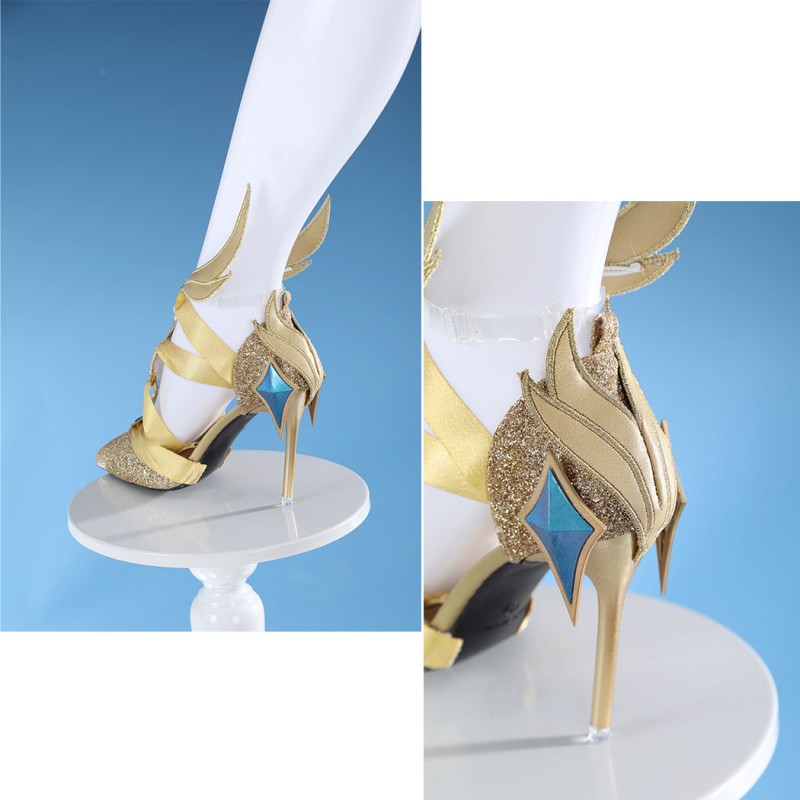 Genshin Impact Odette Cosplay Costume Game Women Suit