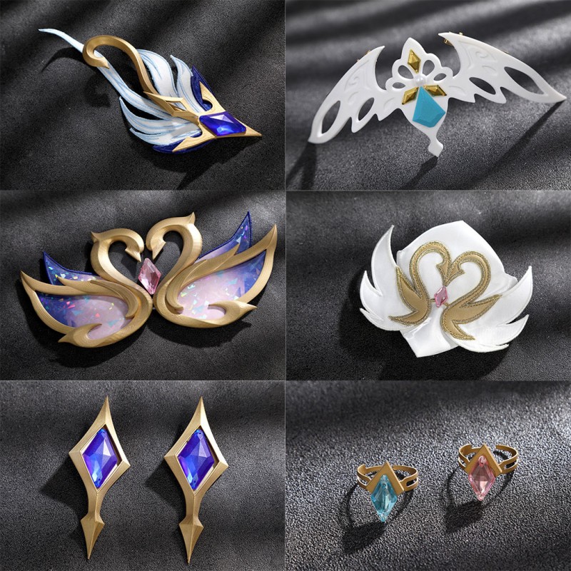 Genshin Impact Odette Cosplay Costume Game Women Suit