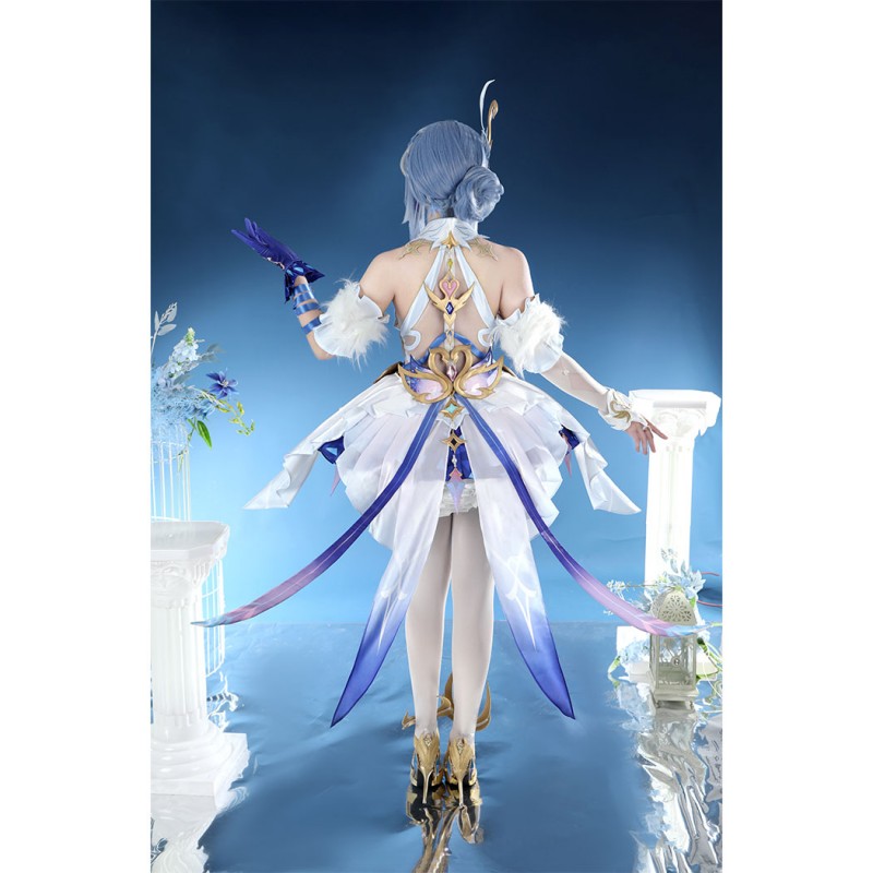 Genshin Impact Odette Cosplay Costume Game Women Suit