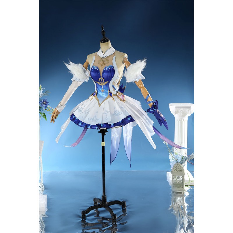 Genshin Impact Odette Cosplay Costume Game Women Suit