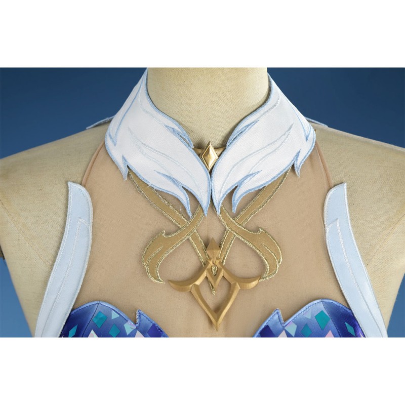 Genshin Impact Odette Cosplay Costume Game Women Suit