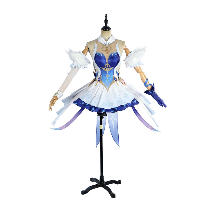 Genshin Impact Odette Cosplay Costume Game Women Suit