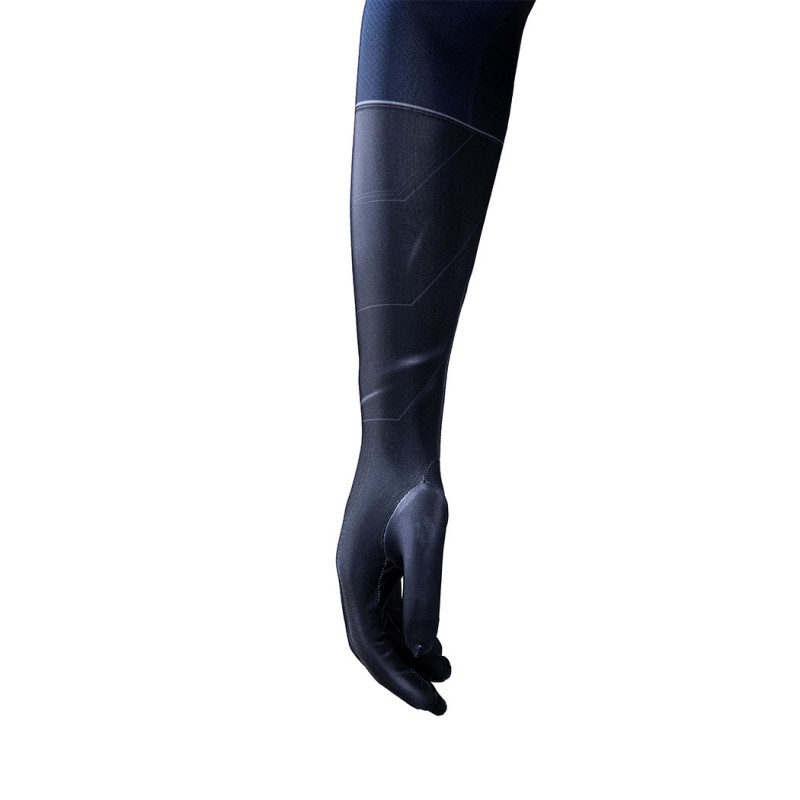 Human Torch Cosplay Costume Fantastic Four Johnny Storm Printed Polyester Jumpsuit Superhero Suit