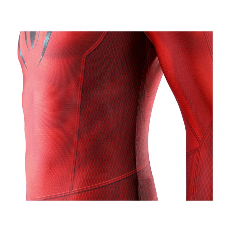 Scarlet Spider Cosplay Costume Spider-Man Printed Jumpsuit Superhero Suit for Men