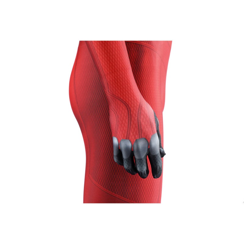 Scarlet Spider Cosplay Costume Spider-Man Printed Jumpsuit Superhero Suit for Men