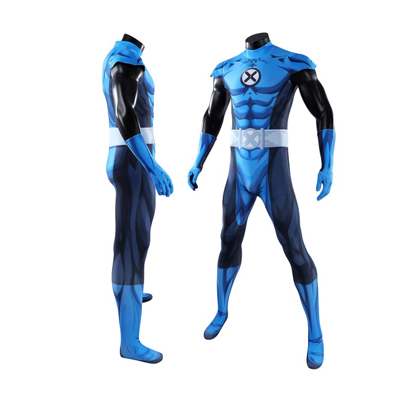 New Fantastic Four Wolverine Cosplay Costume Logan Printed Polyester Jumpsuit Men Suit