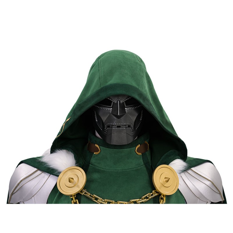 Marvel Rivals Doctor Doom Cosplay Costume Top Level Armor Suit with Cape