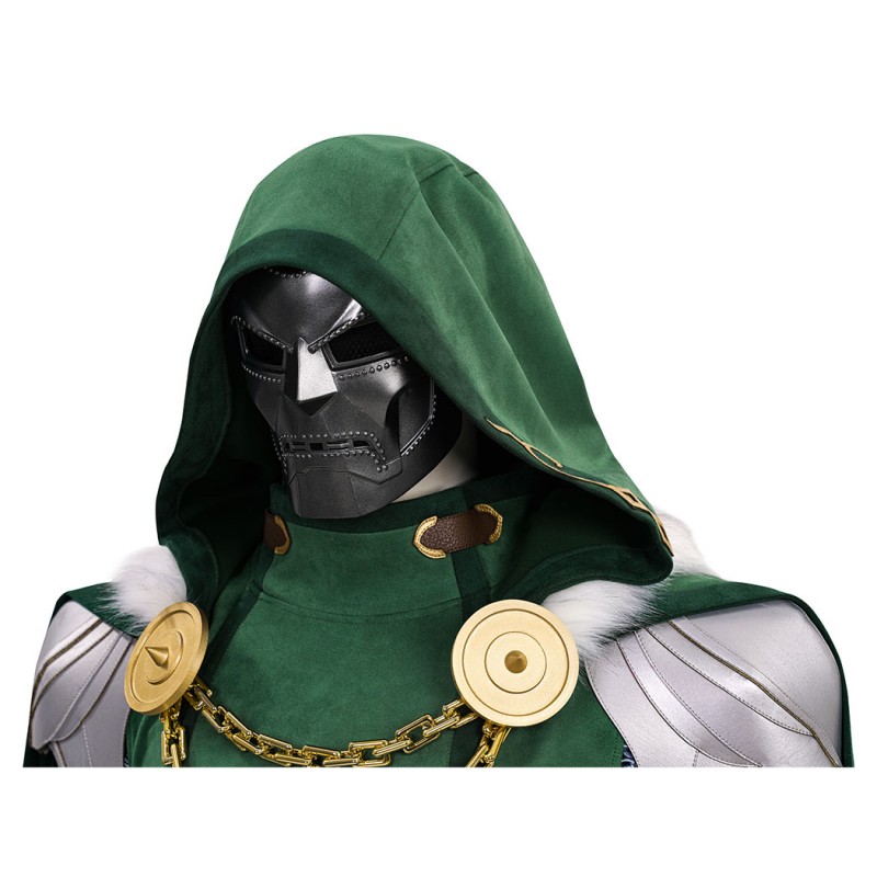 Marvel Rivals Doctor Doom Cosplay Costume Top Level Armor Suit with Cape